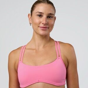 LSKD Candy Pink Interstellar Sports Bra